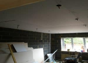 Wiring in double extension in Stevenage.
