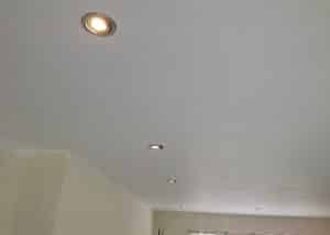 Down lights install by our electricians in walkern