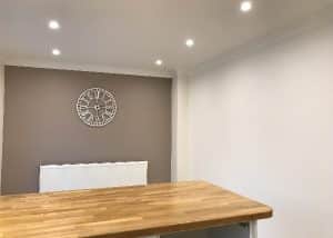 Down lights installed by our electricians in Stevenage