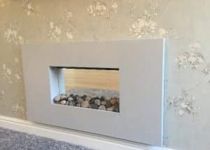 Electric fire install in Stevenage