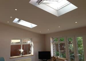 Electrical install in new extension in Hitchin