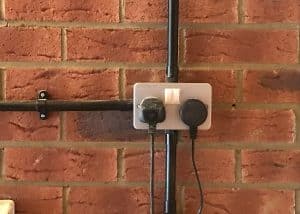 Garage power installation by our electricians in Stevenage