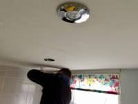 Ip rated led downlights installation