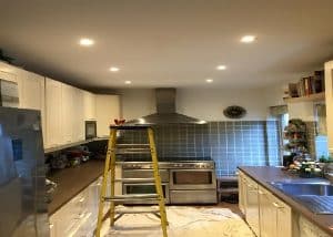 Led down lights install Finchley