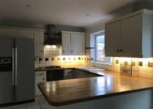 Lighting install by our electricians in Stevenage