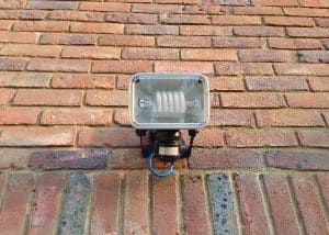 Low energy security lighting installed in welwyn.