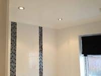 Low voltage lighting in a bathroom by our electricians in Hertford