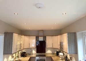 New kitchen power and lighting in walkern.