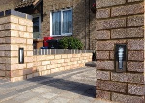 New led lighting in new driveway in stevenage.