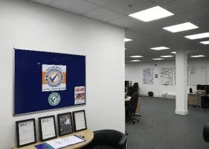 Office lighting installation for trustatrader in stevenage