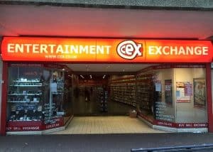 Sign lighting install for CEX Beford store by our electricians