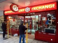 Sign lighting install for CEX Stevenage by our electricians